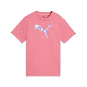 Puma GRAPHIC Floral Cat Tee G - Wild Pink