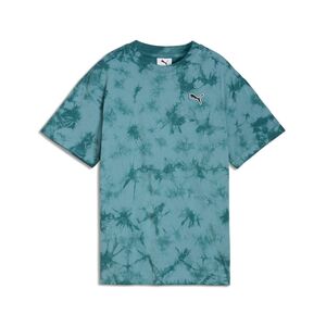 Puma ESS ELEVATED Relaxed Tie-dye Tee - Emerald Ice