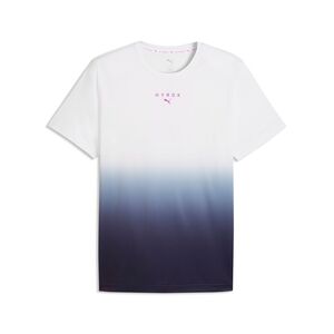 Puma M PUMA X HYROX POLY GRAPHIC TEE - PUMA White-Deep Plum
