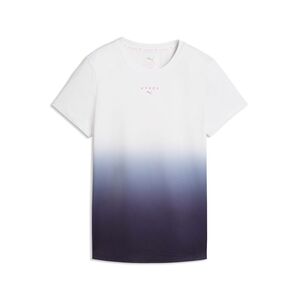Puma W PUMA X HYROX POLY GRAPHIC TEE - PUMA White-Deep Plum
