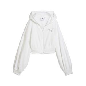 Puma ESSENTIALS GRAPHIC Bedazzled FZ Hoodie TR - PUMA White