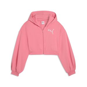 Puma ESSENTIALS GRAPHIC Bedazzled FZ Hoodie TR - Wild Pink