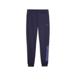 Puma ESS LOGO LAB Metallic Sweatpants TR cl - Deep Plum