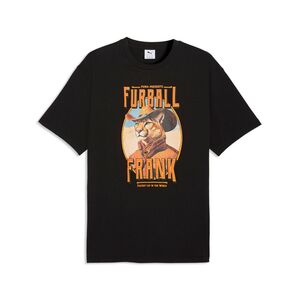 Puma GRAPHIC Cat Cowboy Relaxed Tee - PUMA Black