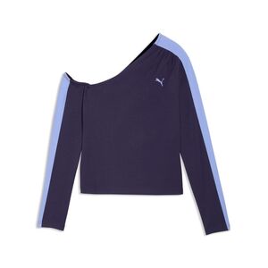 Puma T7 Asymmetric Longsleeve - Deep Plum