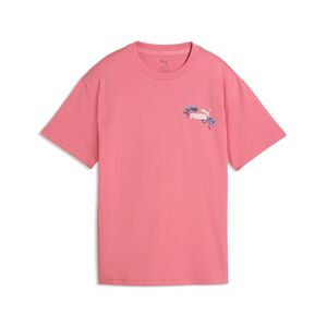 Puma ESS NATURE 2.0 Relaxed Graphic Tee G - Wild Pink