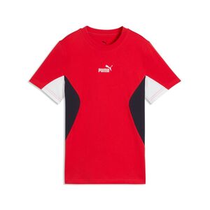 Puma ESS BLOCK Tee B - For All Time Red