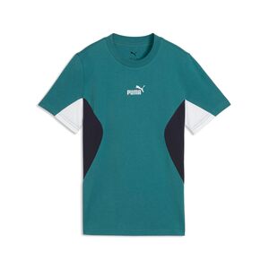 Puma ESS BLOCK Tee B - Emerald Ice
