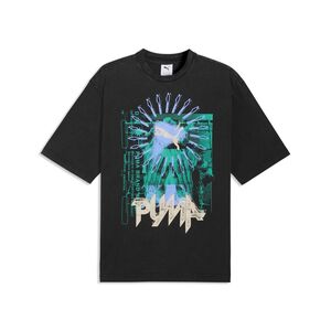 Puma GRAPHIC Win or Lose Boxy Washed Tee - PUMA Black