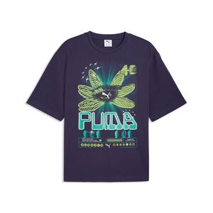 Puma GRAPHIC Sport BPM Boxy Tee - Deep Plum
