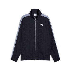 Puma T7 Jacquarded Woven Relaxed Track Jacket - New Navy