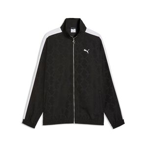 Puma T7 Jacquarded Woven Relaxed Track Jacket - PUMA Black
