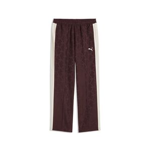 Puma T7 Jacquarded Woven Relaxed Track Pants  op - Chocolate Brown
