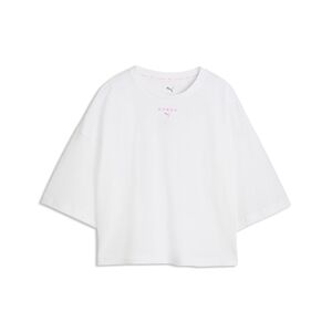Puma W PUMA X HYROX CROPPED LIFESTYLE TEE - PUMA White