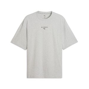 Puma M PUMA X HYROX LIFESTYLE TEE - Light Gray Heather