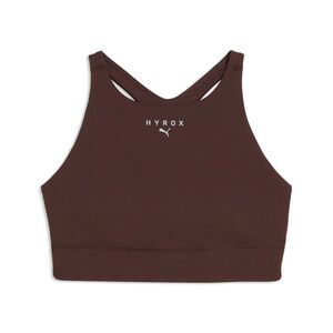 Puma W PUMA X HYROX SHAPELUXE HIGH NECK BRA - Chocolate Brown