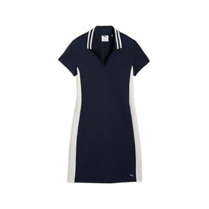 Puma W Pique Golf Dress - Deep Navy-Warm White