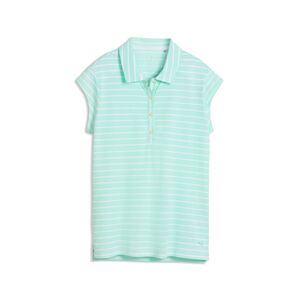 Puma W Pique YD Stripe Cap Sleeve - White Glow-Mint Jelly