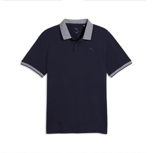 Puma Modalon Crafted Polo - LC - Deep Navy-White Glow