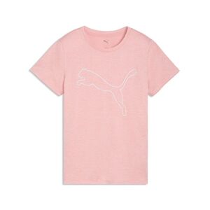Puma W TAD ESSENTIAL Heather Logo Tee - Rosy Outlook Heather