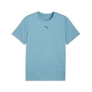 Puma M TAD ESSENTIALS HEATHER CAT Tee (CF small cat) - Baltic Sea Blue Heather
