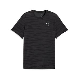 Puma M PWRTRAIN JACQUARD TEE - PUMA Black