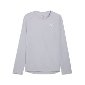 Puma M RUN VELOCITY LONG SLEEVE (POLY) - Vibrant Silver
