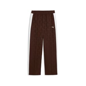 Puma T7 Jacquarded Woven Track Pants op - Chocolate Brown
