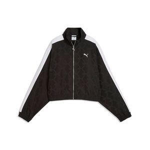 Puma T7 Jacquarded Woven Relaxed Track Jacket - PUMA Black