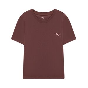 Puma W Puma Strong Cross Back Tee - Chocolate Brown
