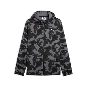Puma M TAD ESSENTIALS AOP WOVEN JACKET - PUMA Black
