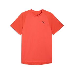 Puma M PWRTRAIN FABRIC MIX TEE - Red Glamour