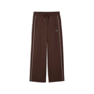 Puma T7 Piping Relaxed Woven Track Pants op - Chocolate Brown