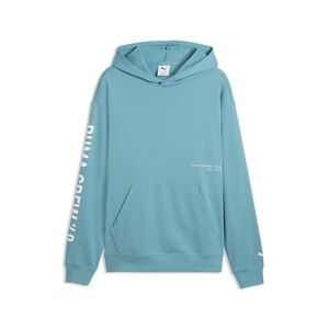 Puma M GRAPHICS FRENCH TERRY HOODIE - Baltic Sea Blue