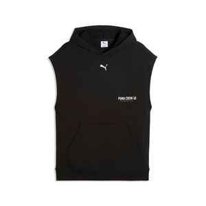 Puma M GRAPHICS FRENCH TERRY SLEEVELESS HOODIE - PUMA Black
