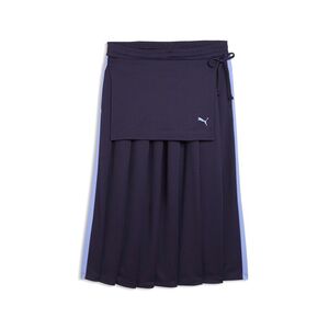 Puma T7 Midi Pleated Skirt - Deep Plum