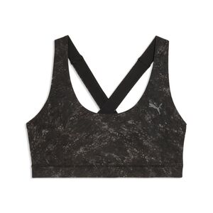 Puma Cloudspun Bra AOP - Mid - PUMA Black