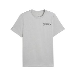 Puma M CLOUDSPUN BRANDED TEE - Light Gray Heather