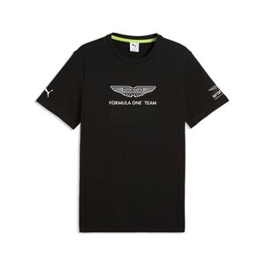 Puma AMF1 Essential Big Logo Tee Regular - PUMA Black