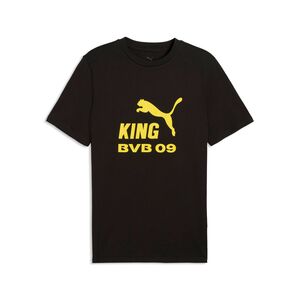 Puma BVB KING Logo Tee - PUMA Black-Faster Yellow