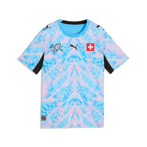 Puma SFV Replica Match Jersey Jr GK - Luminous Blue-Peach Smoothie