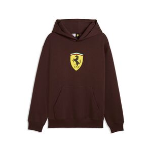 Puma Ferrari Shield Hoodie - Chocolate Brown