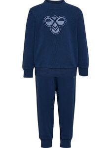 Hummel Hmlmini Jersey Crewsuit Bee - DRESS BLUES