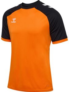 Hummel hmlMATCH LEAGUE JERSEY S/S - ORANGE TIGER/BLACK