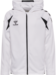 Hummel hmlCORE 2.0 ZIP HOODIE KIDS - WHITE/BLACK