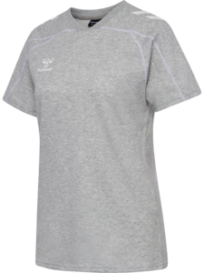 Hummel hmlMOVE 2.0 T-SHIRT S/S WOMAN - GREY MELANGE