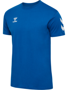 Hummel hmlGO 2.0 CHEVRON T-SHIRT S/S - TRUE BLUE