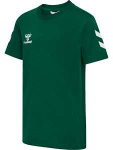 Hummel hmlGO 2.0 CHEVRON T-SHIRT S/S KIDS - EVERGREEN