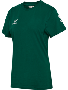 Hummel hmlGO 2.0 CHEVRON T-SHIRT S/S WOMAN - EVERGREEN