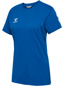 Hummel hmlGO 2.0 CHEVRON T-SHIRT S/S WOMAN - TRUE BLUE